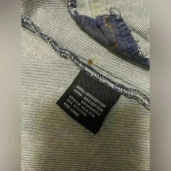 Sugarfly Hooded Denim Jacket Size XS - Picture 4 of 8